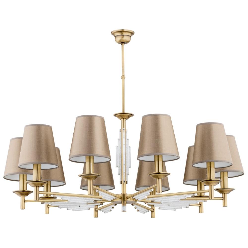 velkorozmerny luxusny mosadzny luster lampa textilny tien elegantny swarovski krysal k spalna obyvacka predsien chodba vila zamok osvetlenie.jpg